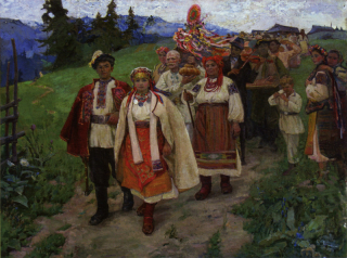 Галина Зубченко. Гуцульське весілля
