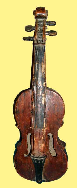 Маленька скрипка-довбанка