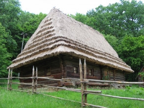 Хата 1841 р. з Бойківщини. НМНАПУ Хата 1841 р. з Бойківщини. НМНАПУ